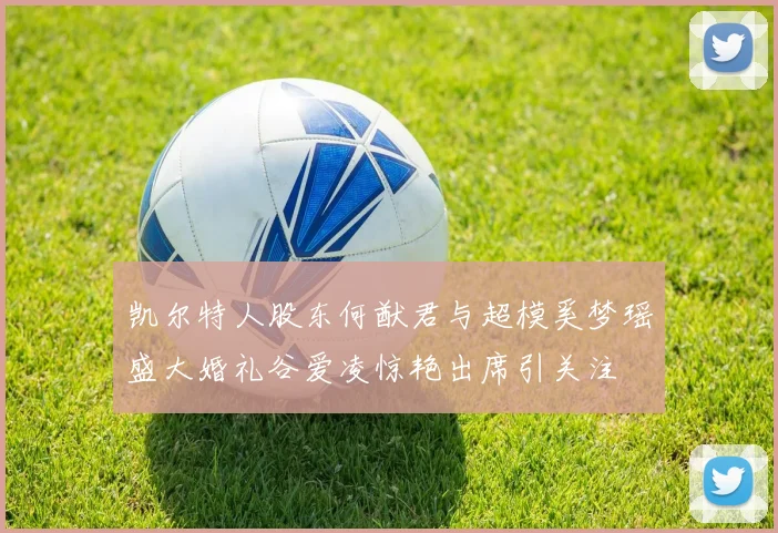 凯尔特人股东何猷君与超模奚梦瑶盛大婚礼谷爱凌惊艳出席引关注